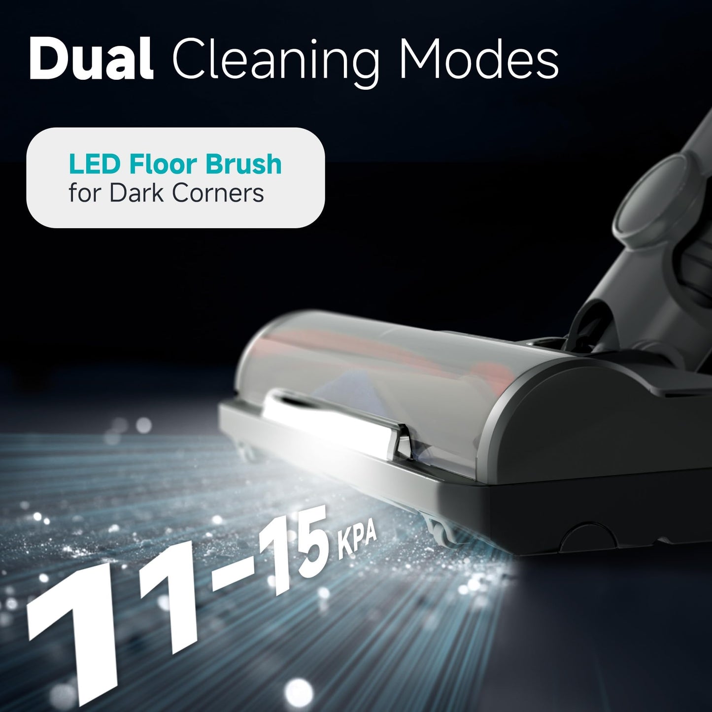 4-in-1 Cordless Rechargeable Vacuum Cleaner, 45 Mins Runtime, Multiple Filtration System, Wall Mount Charging